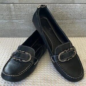 Cole Haan, black, leather Loffers women's size 8.5
